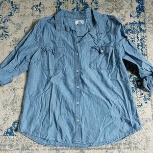 Fall Chambray Button Down - Old Navy Large